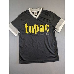 Tupac Men's License Baseball Jersey Short Sleeve T-Shirt Size Small‎ (34-36) Rap
